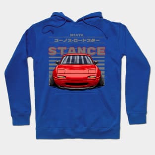 Roadster miata (red) Hoodie